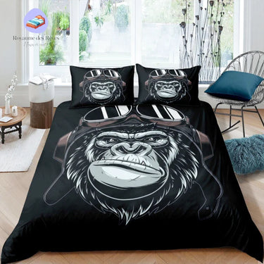Housse de Couette Singe Humain